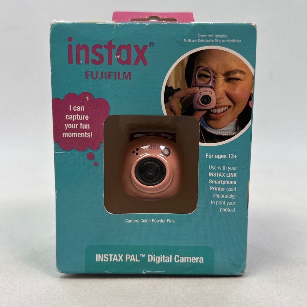 Fujifilm Instax Pal Digital Camera Powder Pink 600023986 Bluetooth Pocket Camera